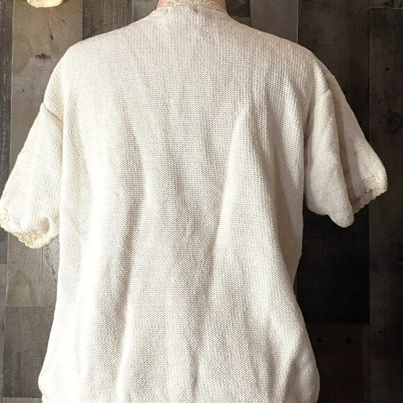 MARGULES VINTAGE FLOWER CARDIGAN LIKE BRAND NEW SIZE LARGE BUTTON DOWN S… - Picture 7 of 10